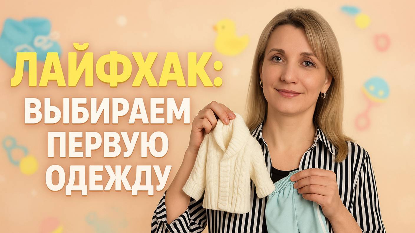 Как выбрать первую одежду для новорожденного? смотреть онлайн