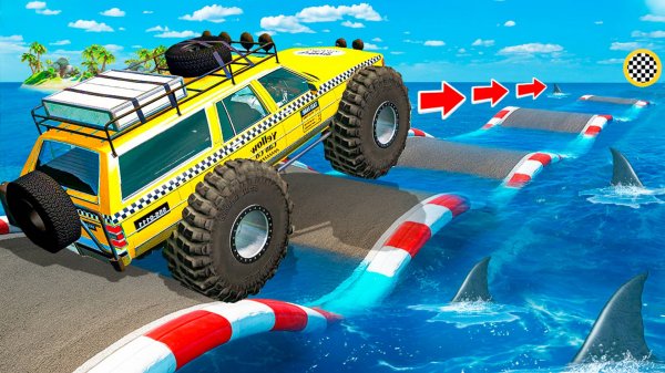 ПРОЕХАЛ ВОДНЫЕ КОЧКИ НА ЧИТЕРСКИХ ТАЧКАХ В ГТА 5! ЭКСПЕРИМЕНТ GTA 5 ОНЛАЙН