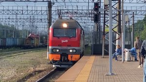 ЭП2К-408 с утренним поездом Дербент-Москва