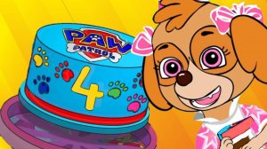 Paw Patrol Skye в день рождения анимация для детей! Мультик Щенячий Патруль, Мультфильмы для детей.