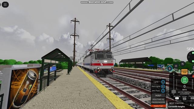 ALP-44 Whith Comet Cars At Bristol/Northeast Corridor