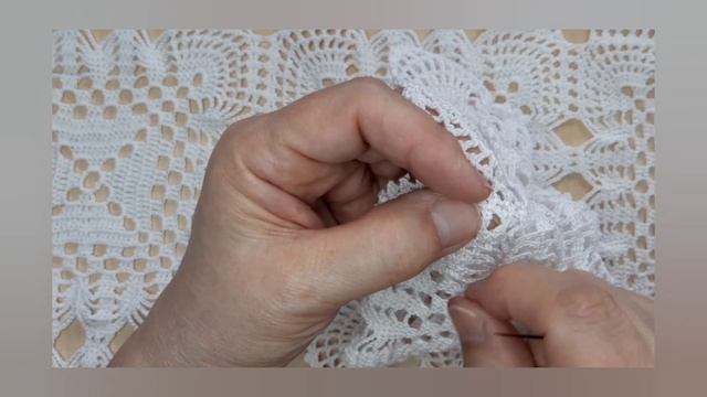 Вязание скатерти из мотивов. Часть 4 и последняя