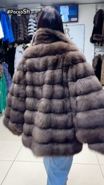 Шубы из куницы Модель летучая мышь смотреть онлайн