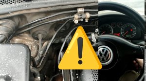 Это нужно видеть! Лопнула топливная трубка под капотом Volkswagen Passat B5 Топливная магистраль vw