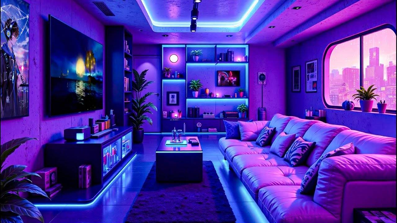 Lofi Hip Hop For Study & Sleep 🌙 Cozy Room Ambience With Rain Sounds   Lofi Rain Playlist