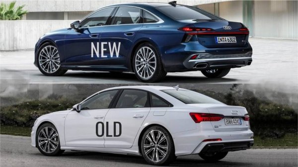 Audi A6 С9 Sedan 2026 в сравнении с Audi A6 С8 Sedan 2018 VAG-UPGRADE.RU