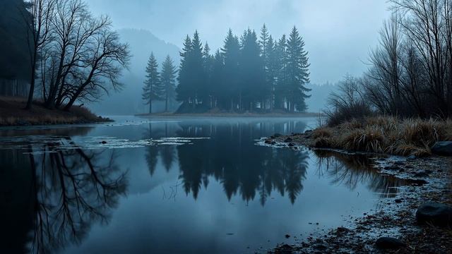 A Beautiful Deep Chillout Mix - Deep Chill Music Relaxing Atmosphere Misty Forest Lake Night