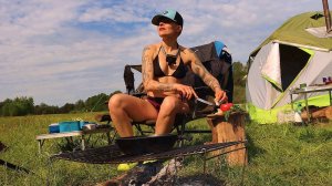 ДВЕ НОЧИ НА СВИСЛОЧИ в глухом месте. Рыбалка НА ДОНКИ. Жарю рыбу с икрой! #502