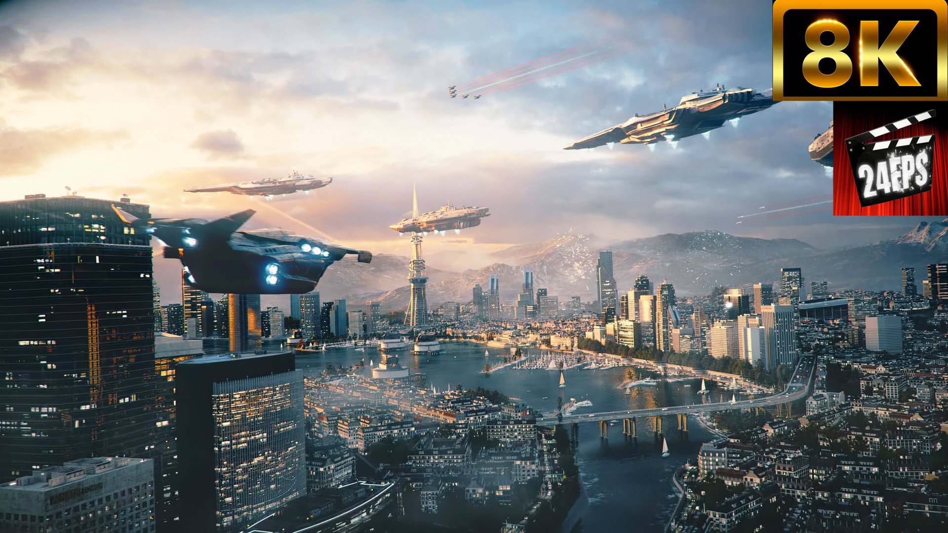 Call of Duty: Infinite Warfare - Invasion of the army of Mars - Cinematic (Remastered CGI 8K) смотреть онлайн