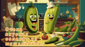 Вкусная Солянка из мошенников 1