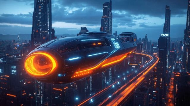 Ambient Soundscape Relax & Immerse In The Futuristic Rain Focus #ambientmusic #scifirelax