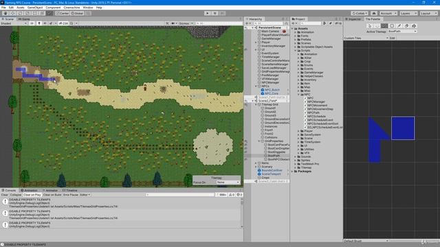 93 - Add NPC Cora To The Game - Unity 2D Game Developer Course Farming RPG смотреть онлайн