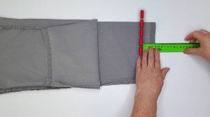 Самый быстрый способ укоротить брюки не обрезая за 3 минуты