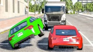 Дрэгстеры и маслкары разбиваются в страшных авариях Потерял контроль над машиной BeamNG Ситуации
