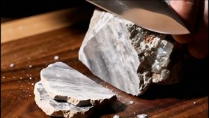 ASMR Нарезка фруктов и предметов. Очень залипательное видео. АСМР от нейросети