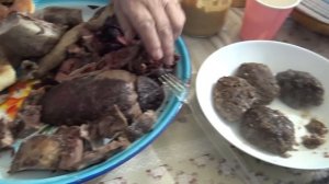 Эвенкийская кухня. Холодец из копыт и другие кушанья эвенков.