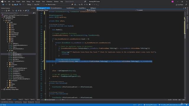 90 - Move NPC Butch Between Scenes - Unity 2D Game Developer Course Farming RPG смотреть онлайн