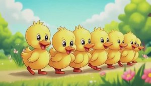 Танец маленьких утят!  Весёлая Детская Песня 🎵 Мультик для Малышей _ Кря-кря!