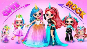 Милая и Плохая Сестры взрослеют вместе! Поделки для кукол ЛОЛ ОМГ