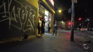 Нетуристические улицы Лос-Анжелеса. Что происходит ночью на улицах США. USA