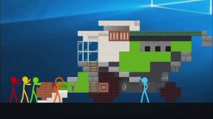 стигманы против Minecraft битва строителей Майнкрафта 👑👑👑