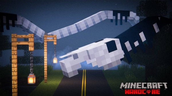 МЫ ВСТРЕТИЛИ ДОЛГОВЯЗУЮ ЛОШАДЬ В МАЙНКРАФТ ХАРДКОР ! LONG HORSE NEW HORROR MOD MINECRAFT HARDCORE