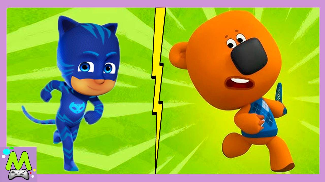 Ми-Ми-Мишки против Героев в Масках.Кеша и Супергерои в Гонках на Скорость.Кто Быстрее смотреть онлайн