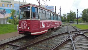 Трамвай кафе Романтик г. Пермь Экскурсионный маршрут.
