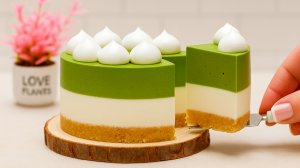 Миниатюрный Чизкейк без Выпечки 🤩😋 Невероятно Вкусный Мини Чизкейк с Чаем Матча 🍵 Мини Кухня