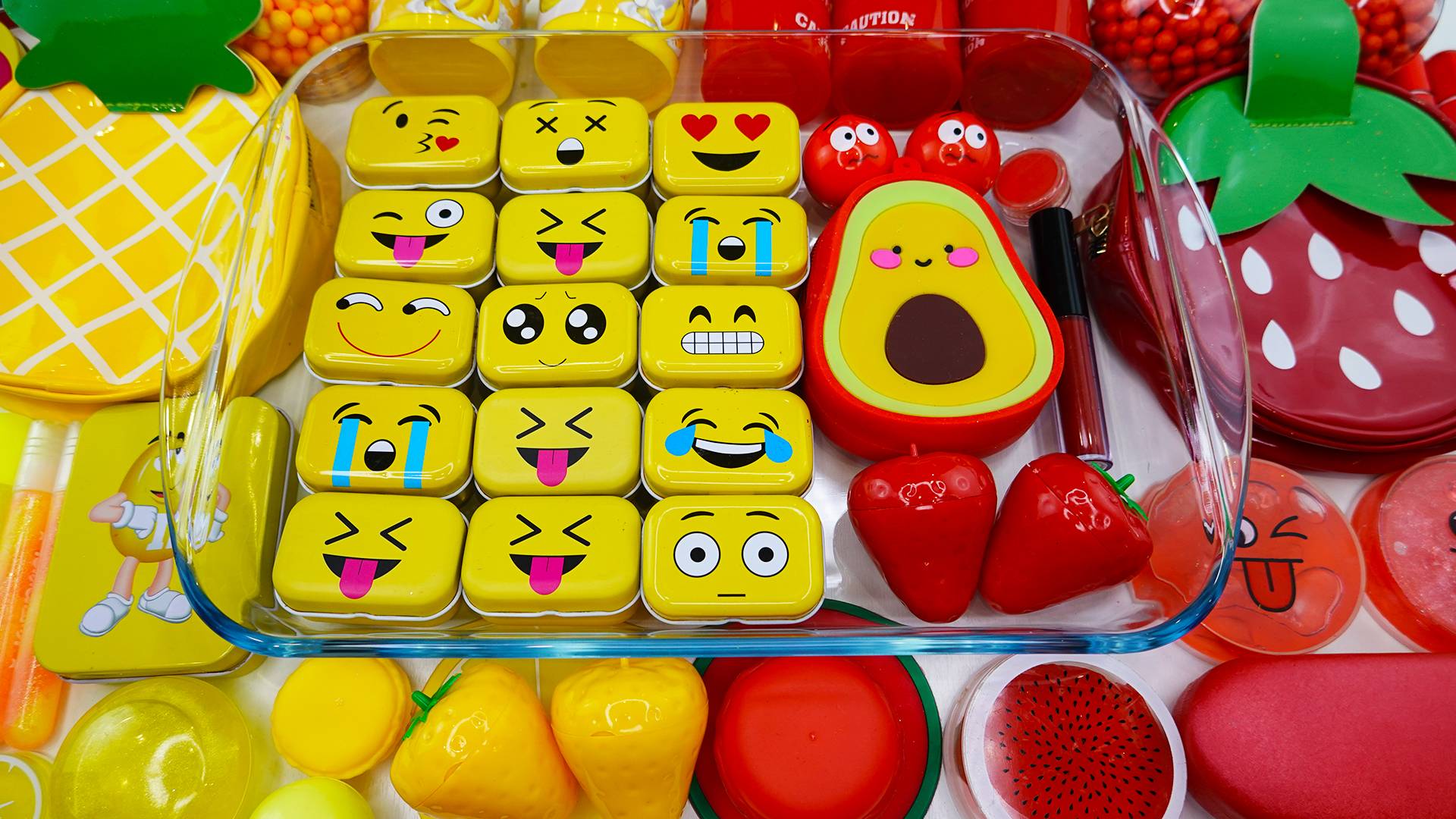 Жёлтый или красный слайм? 💛❤️ Выбираем самый яркий! | Kitty Slime