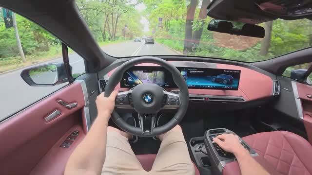 Новый BMW iX Facelift 2025 POV TEST DRIVE смотреть онлайн