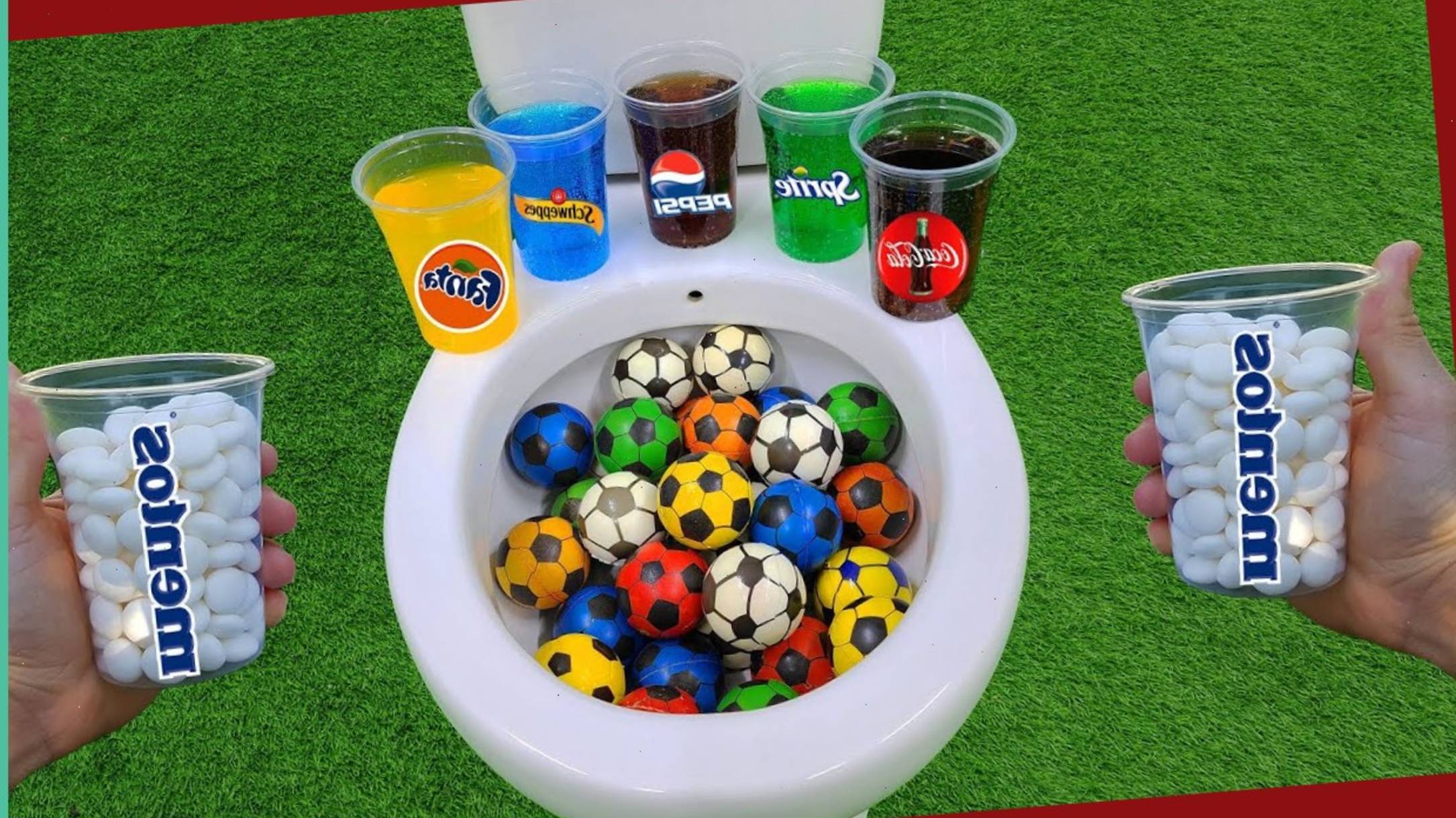 Мультики для детей. Эксперимент с Скибиди туалетом. Колла, ментос и футбольные мячи. Мультфильмы смотреть онлайн