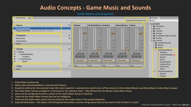 94 - Audio Concepts - Unity 2D Game Developer Course Farming RPG смотреть онлайн