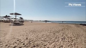 Отель Long Beach Resort Hurghada 5*. Пляж ЕГИПЕТ. ХУРГАДА сегодня 28 июня 2025. Отлив в Египте