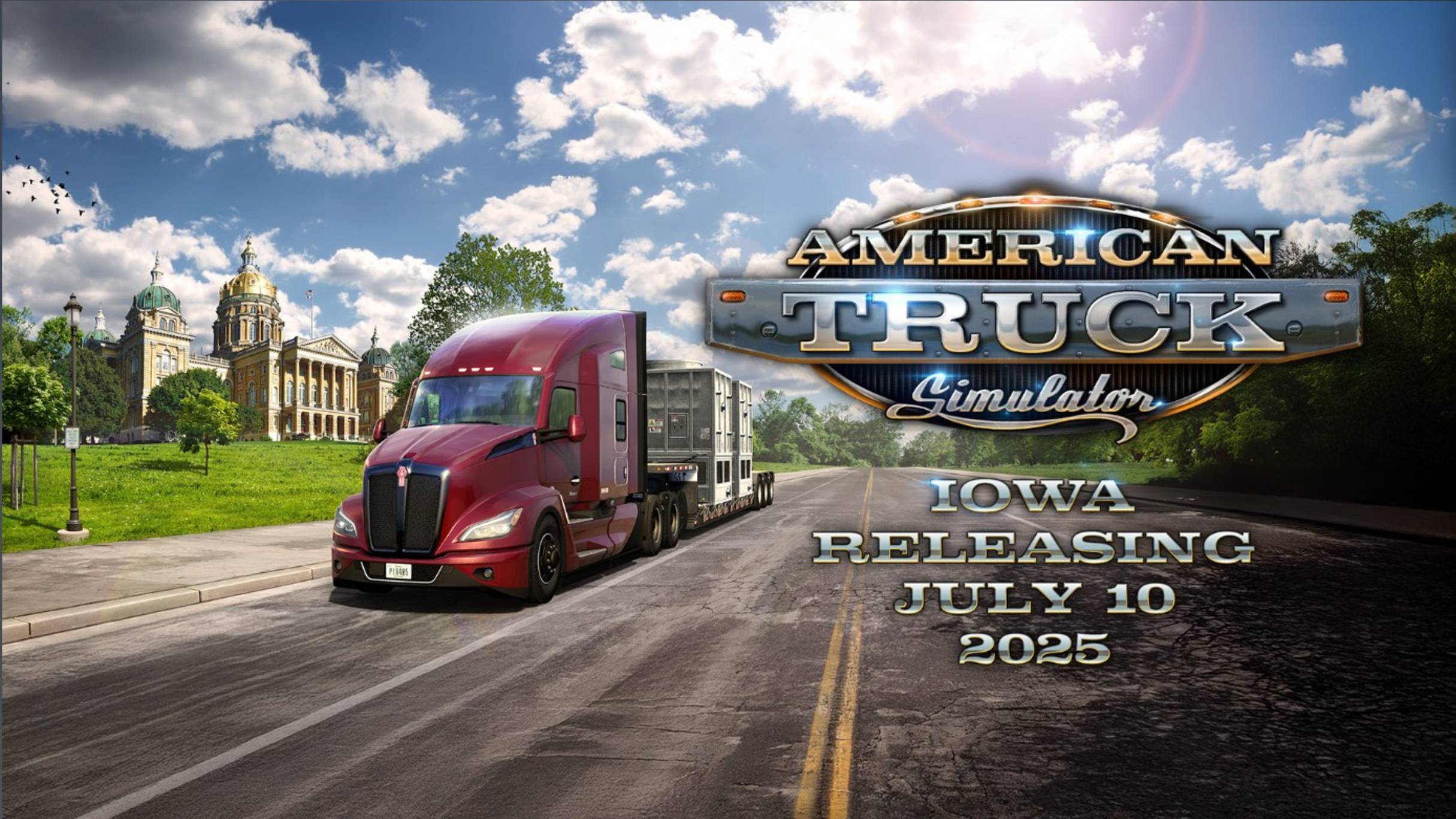American Truck Simulator. Вечерний выезд смотреть онлайн