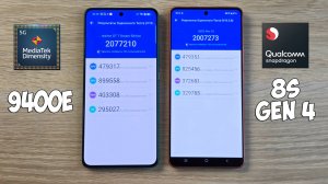 MEDIATEK DIMENSITY 9400e VS SNAPDRAGON 8s GEN 4 - КАКОЙ ПРОЦЕССОР ЛУЧШЕ?