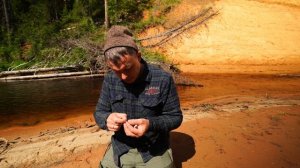 Тенкара на таёжной речке. Не вошедшее в основной фильм.