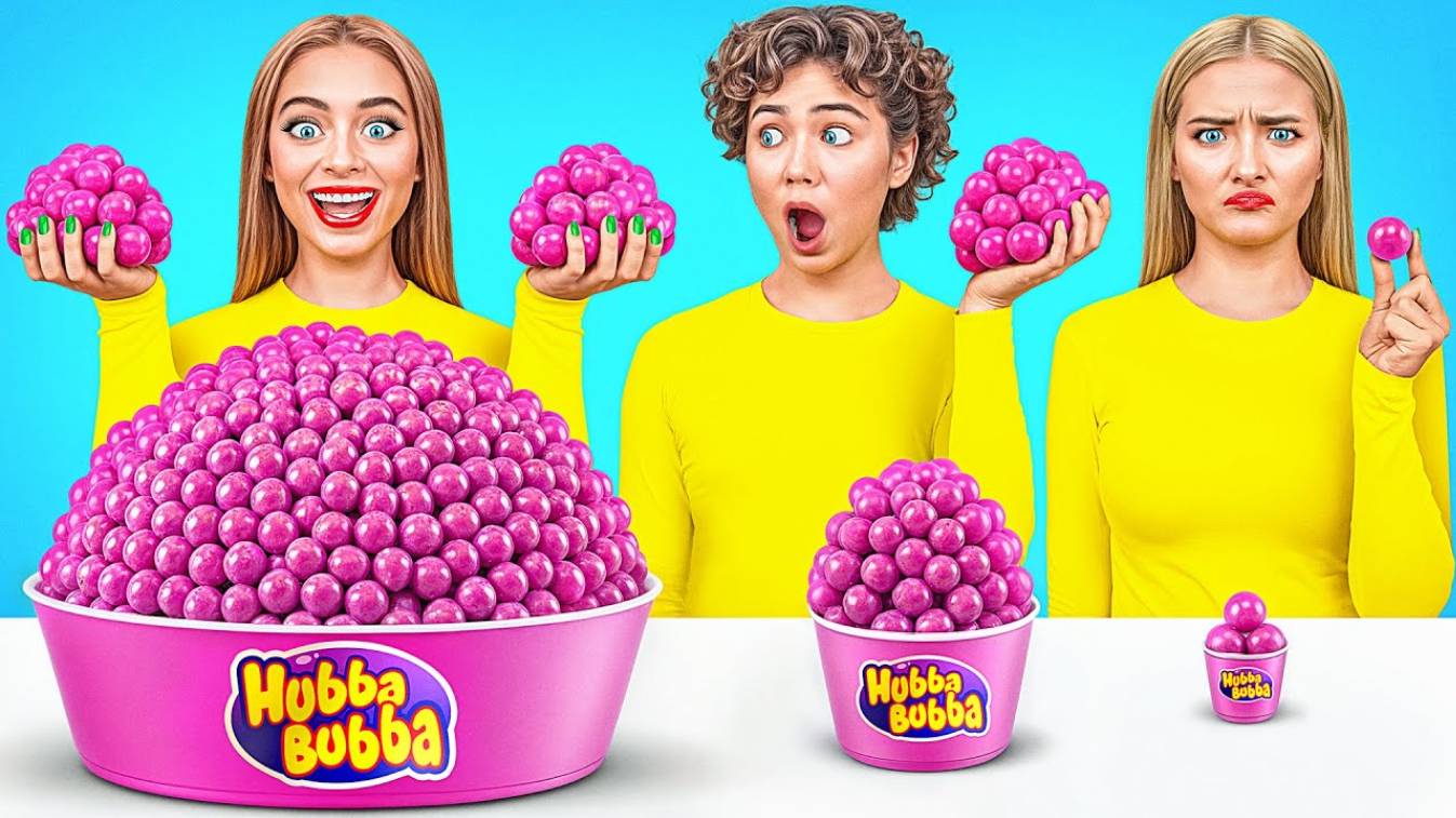 Большая, Средняя или Маленькая Тарелка Челлендж | Вкусные Рецепты смотреть онлайн