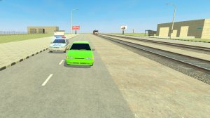 ДПС VS Гонщик. Кто сильнее на четырках(ваз 2114)в ваз краш тест симулятор 2