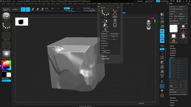 43、Zbrush基础知识 смотреть онлайн
