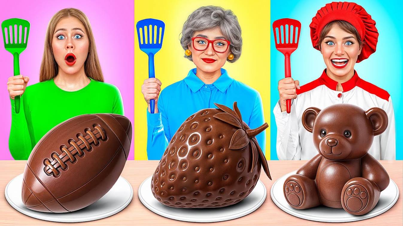 Кулинарный Челлендж: Я против Бабушки | Смешные Рецепты с Едой смотреть онлайн