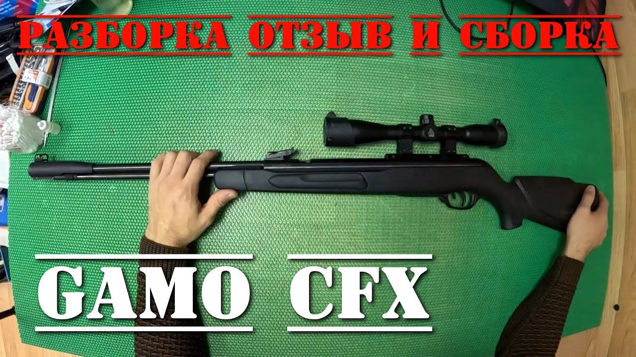 Gamo CFX РАЗБОРКА ОТЗЫВ И СБОРКА пневматической винтовки смотреть онлайн