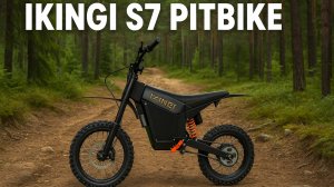 #IKINGI S7 PITBIKE: 70 КМ/Ч ПО БЕЗДОРОЖЬЮ | ОБЗОР НА #ЭЛЕКТРОПИТБАЙК | SIGNUMCITY
