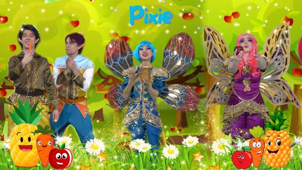 Yummy Fruits🍎🍍 | Pixie Kids Song🎶