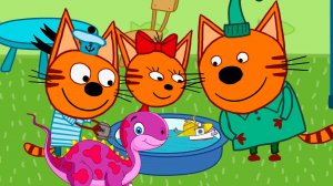 ТРИ КОТА - Музыкальная раскраска - Игровой Мультик для детей