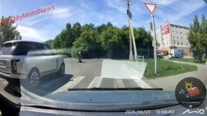 Дтп с мотоциклистом в Барнауле