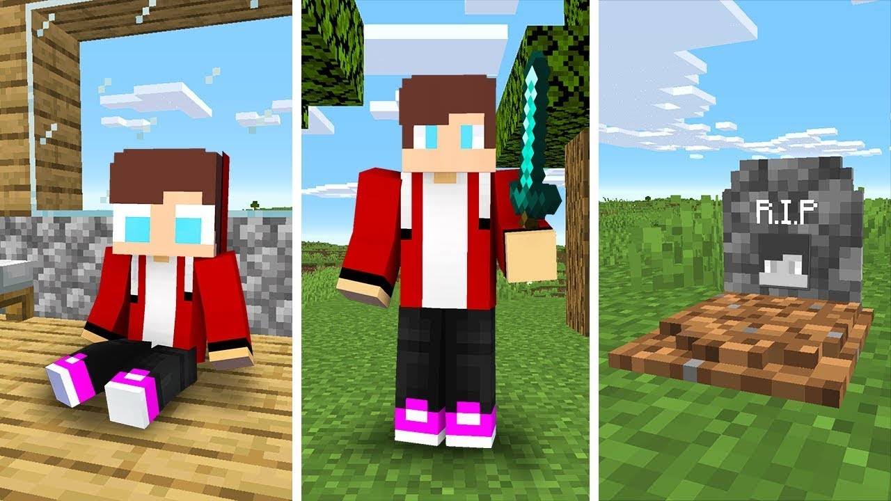 От РОЖДЕНИЯ До СМЕРТИ в Майнкрафте! Майзен - Джей Джей и Майки смотреть онлайн