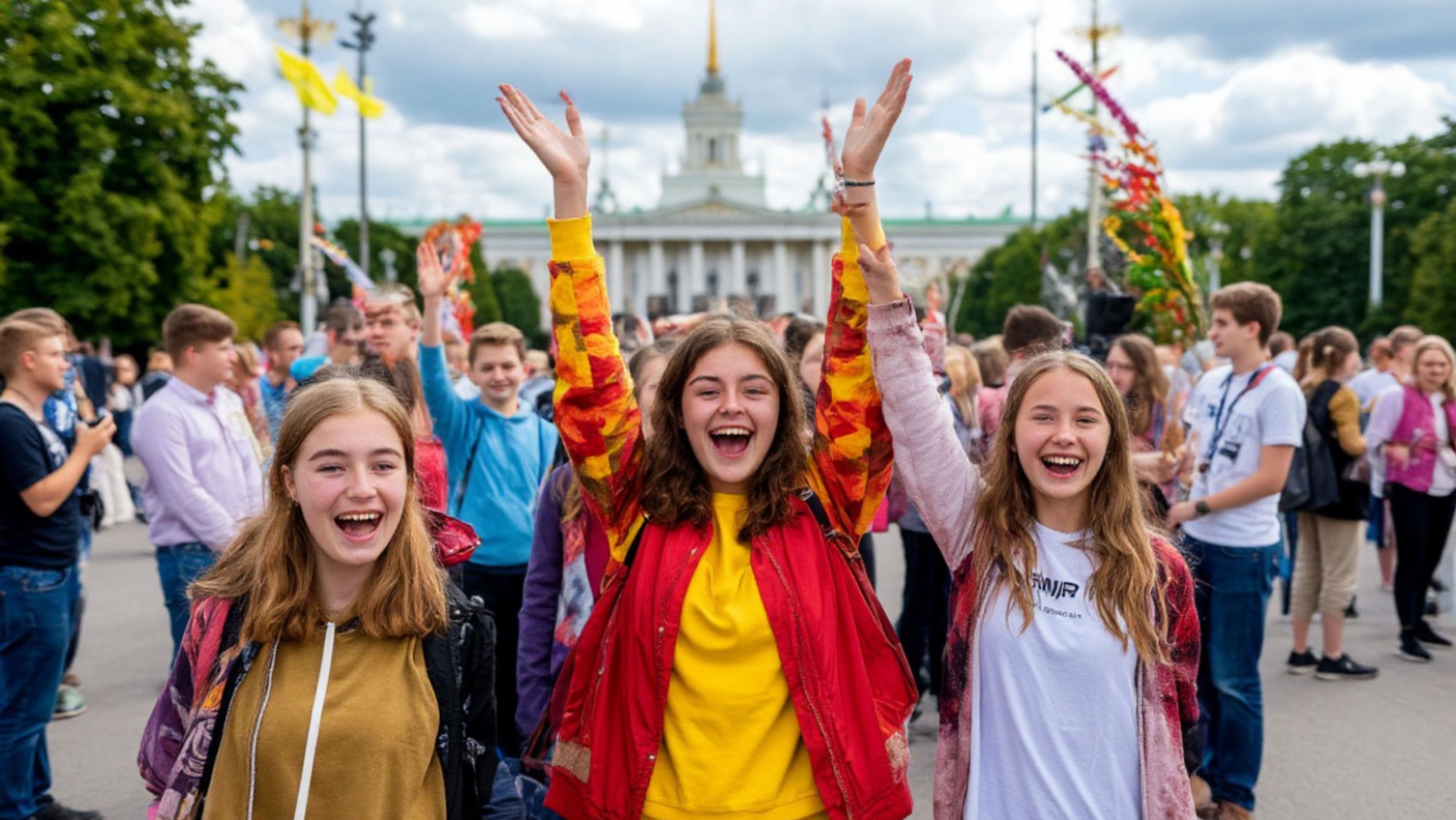 ВДНХ прогулка, День молодежи, Прямая трансляция Стрим прогулки прямые эфиры и трансляции по Москве