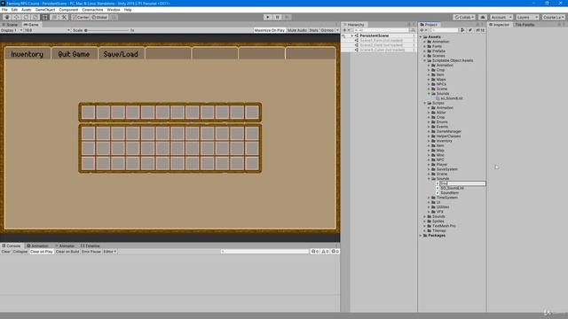 95 - Player Footstep Sounds - Unity 2D Game Developer Course Farming RPG смотреть онлайн