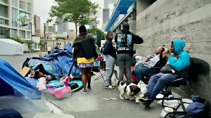 По гетто с камерой. Лос-Анжелес. США. USA